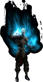 The Necromancer at the hero select fire
